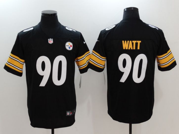 Men Pittsburgh Steelers 90 Watt Black Nike Vapor Untouchable Limited NFL Jerseys